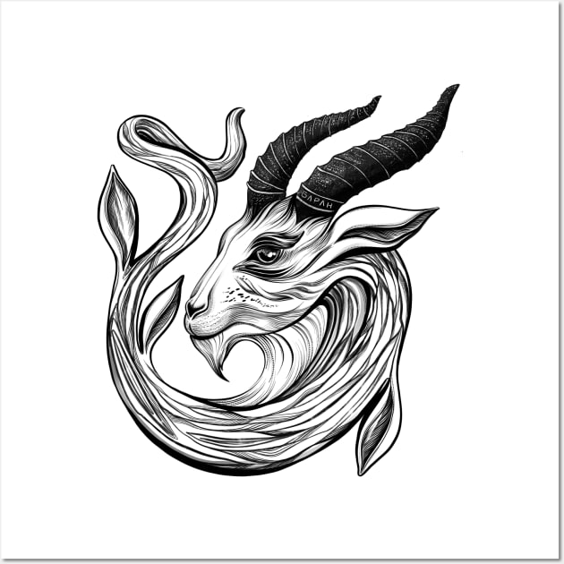 Capricorn Wall Art by PostOk